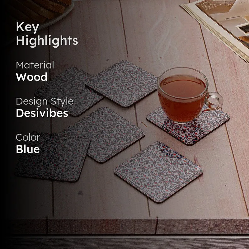 Nuwa Wood Coaster - Set Of Six media 2