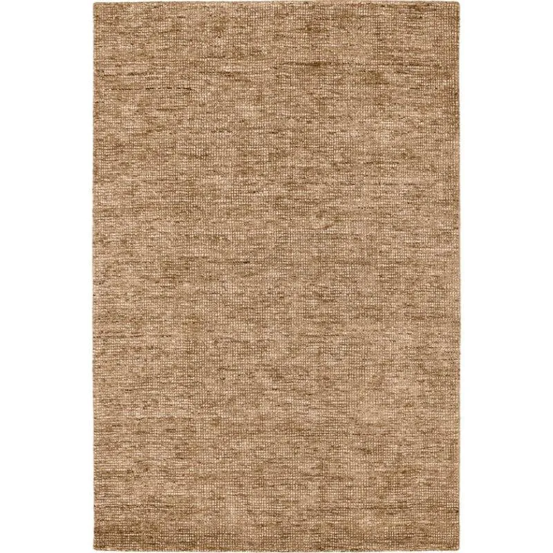 Thread Tale Hand Woven Wool Rug - Brown media 1