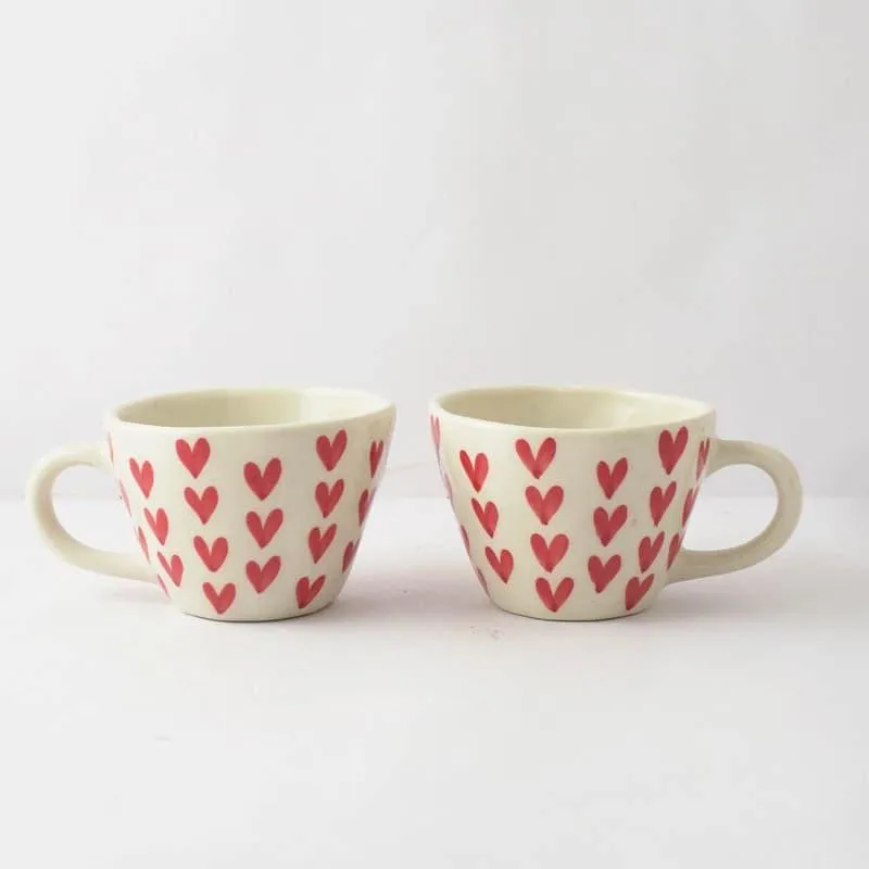 Love Ceramic Coffee Mug (300 mL) - Two Piece Set media 4