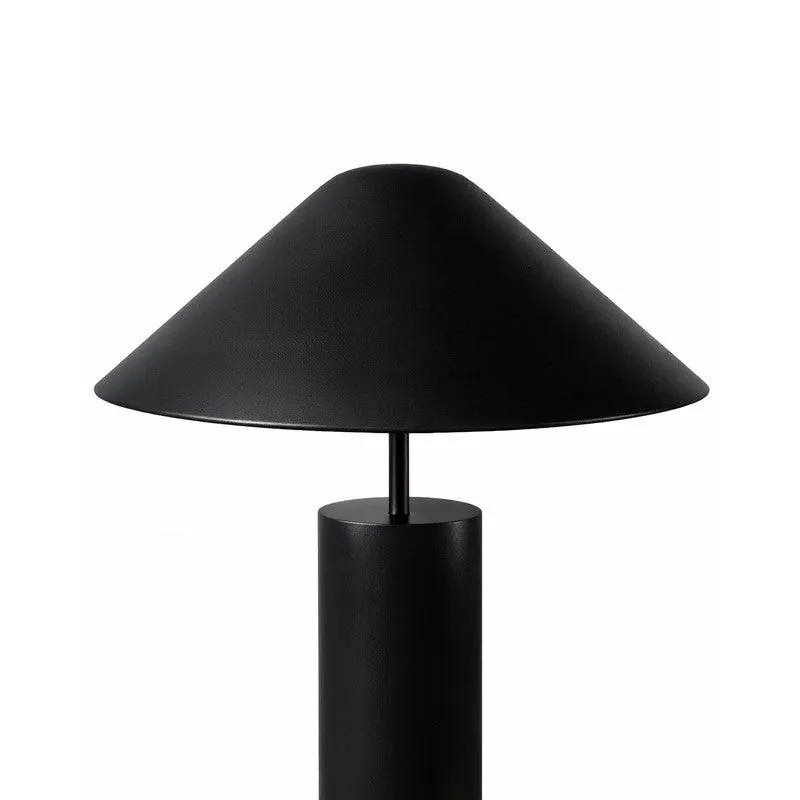 AarviDecor Celeste Decorative Fabric Table Lamp - Black media 6