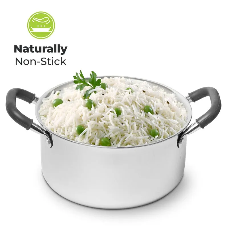 Bakes Stainless Steel Cooking Pot - 8300 ML media 7
