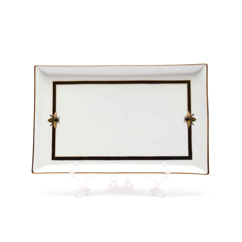 Gilded Bee Tabletop Porcelain Platter media 3