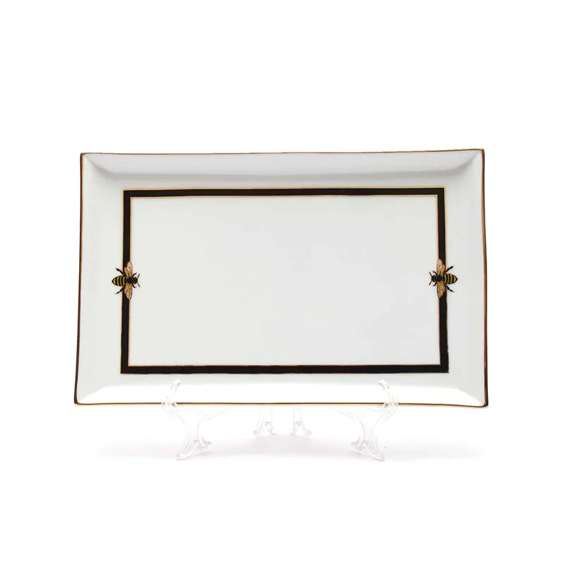 Gilded Bee Tabletop Porcelain Platter media 3