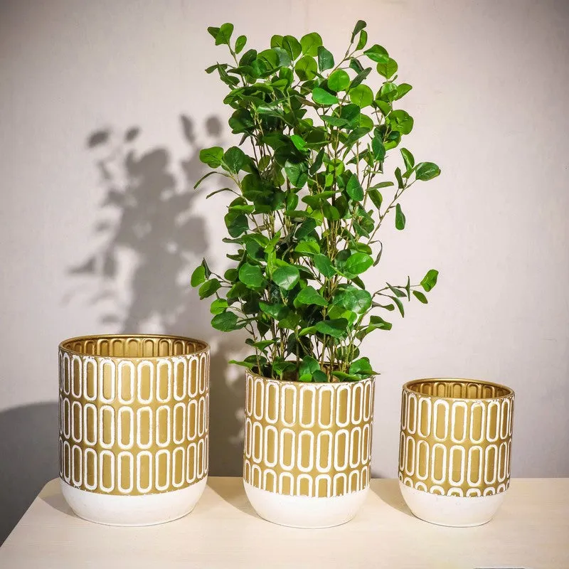 Solstice Metal Planters - Set Of Three media 3