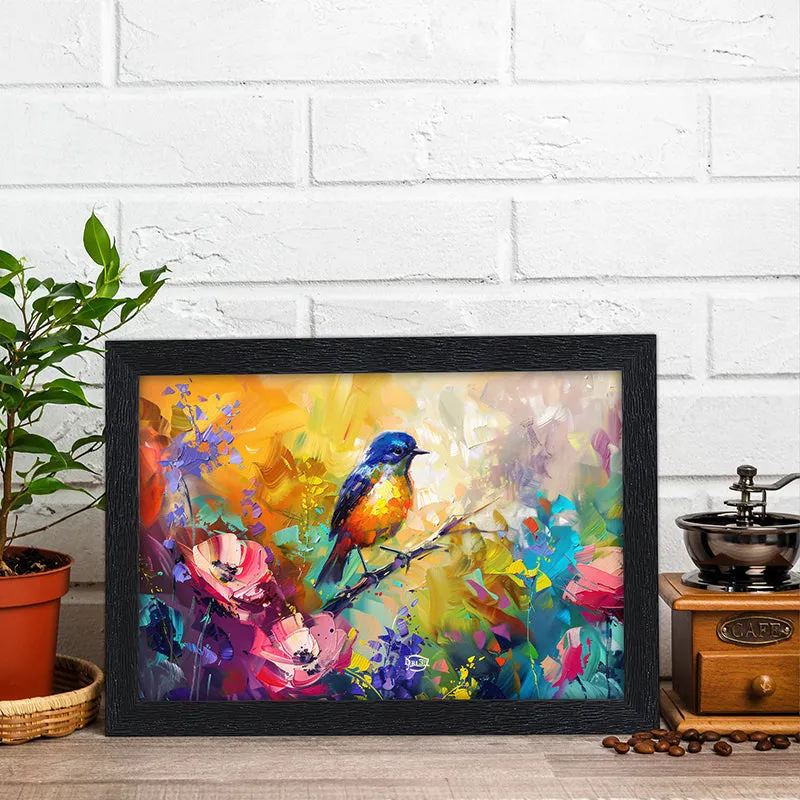Painted Birdie Wall Painting media 3
