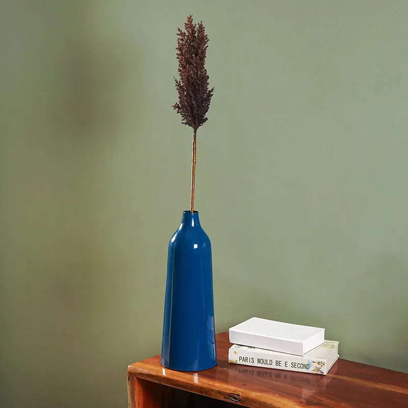 Pampera Artificial Pampas Without Vase (Brown) - 3 Feet media 3