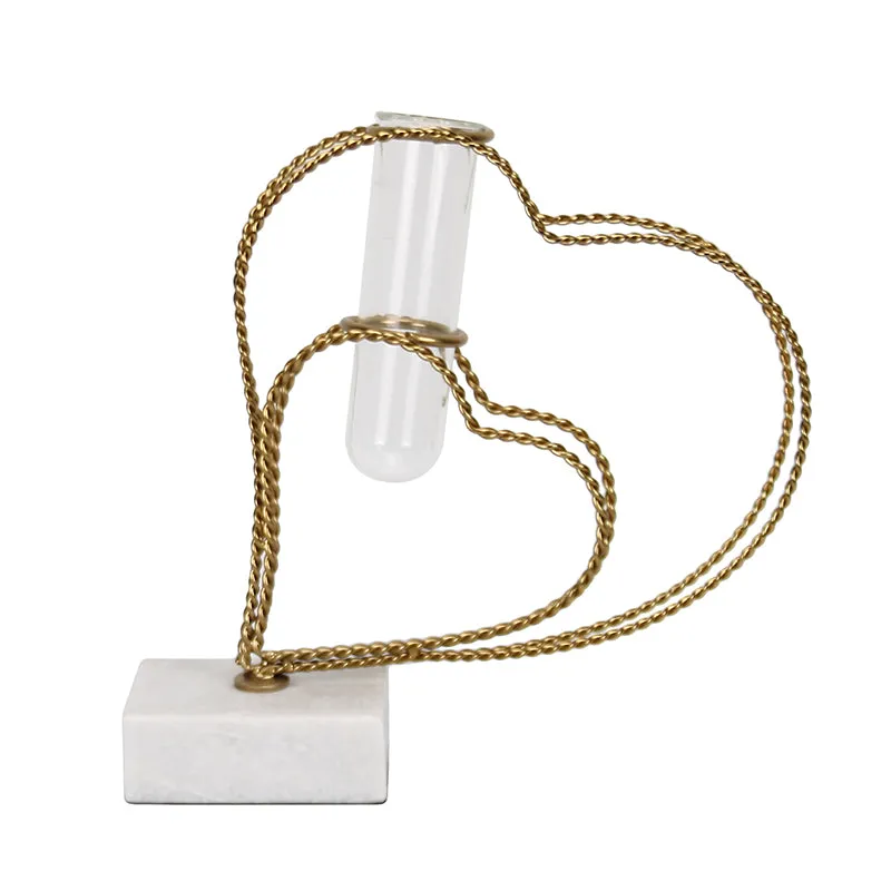 Crossed Hearts Planter - Gold media 5