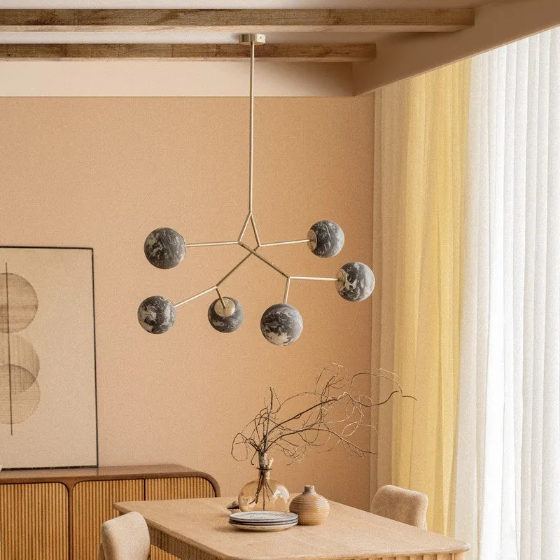Orange Tree Noir Smoked Ceiling Lamp media 4