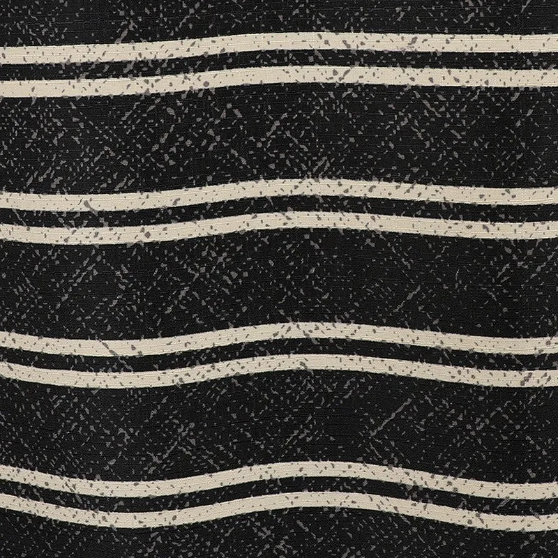Stripe Story Curtain - Black media 5