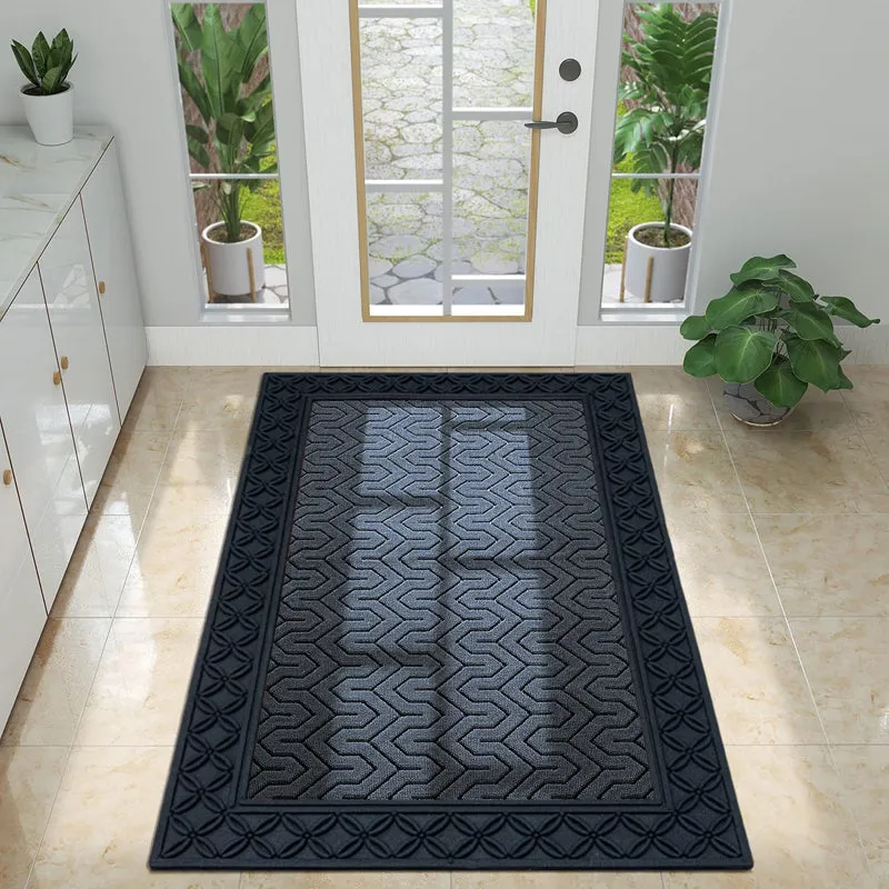 Coire Block Coir Door Mats - Grey,Black media 3