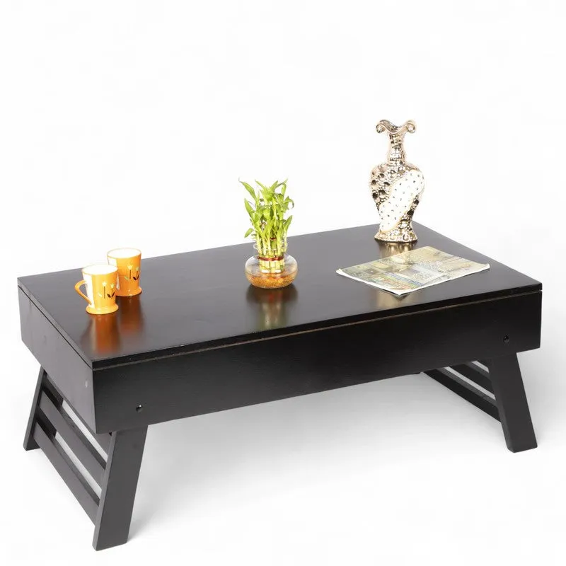 Arvion Sheesham Wooden Center Table - Black media 5