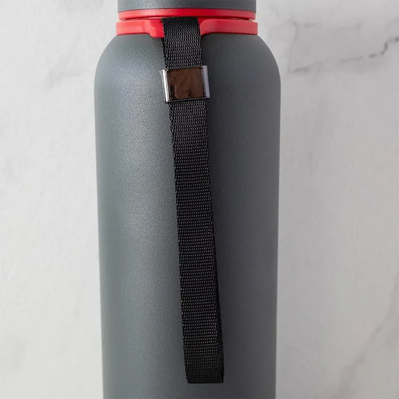 Aqueous Hot & Cold Thermos Water Bottle (Grey) - 750 mL media 4