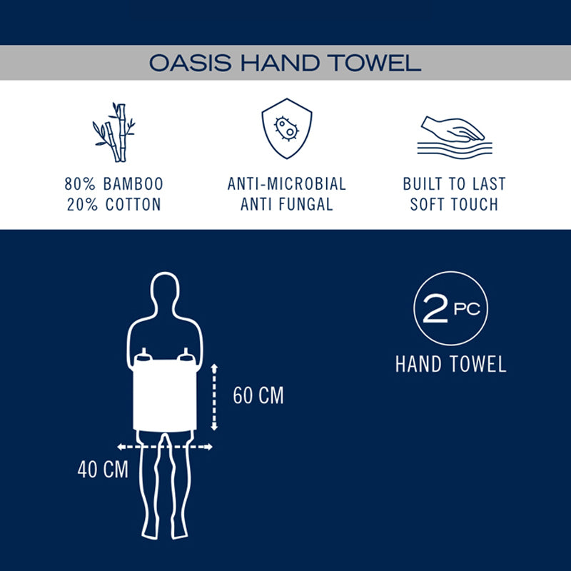 Nautica Oasis Hand Towel (Beige) - Set Of Two media 6