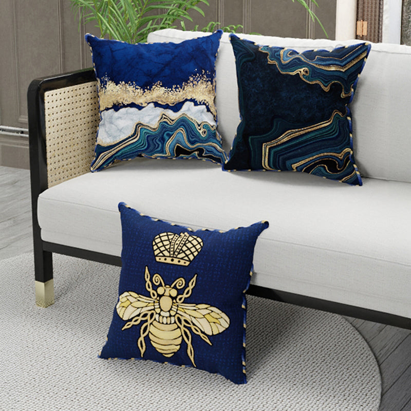Farasha Printed Microfiber Cushion Cover - Set Of Three