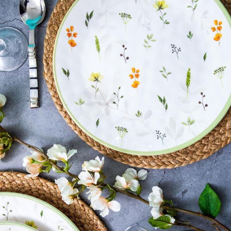 Servewell Floria Melamine Dinner Plate - Set Of Six media 3