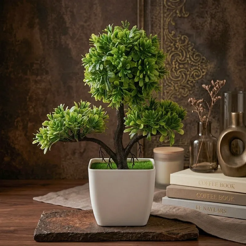 Faux Bushy Bonsai Plant - 20 cms | Vaaree