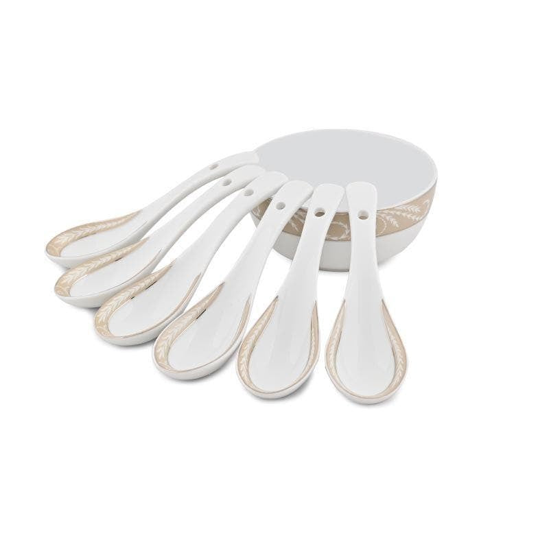 Aweesy Gold Soup Bowl - Twelve Piece Set media 4