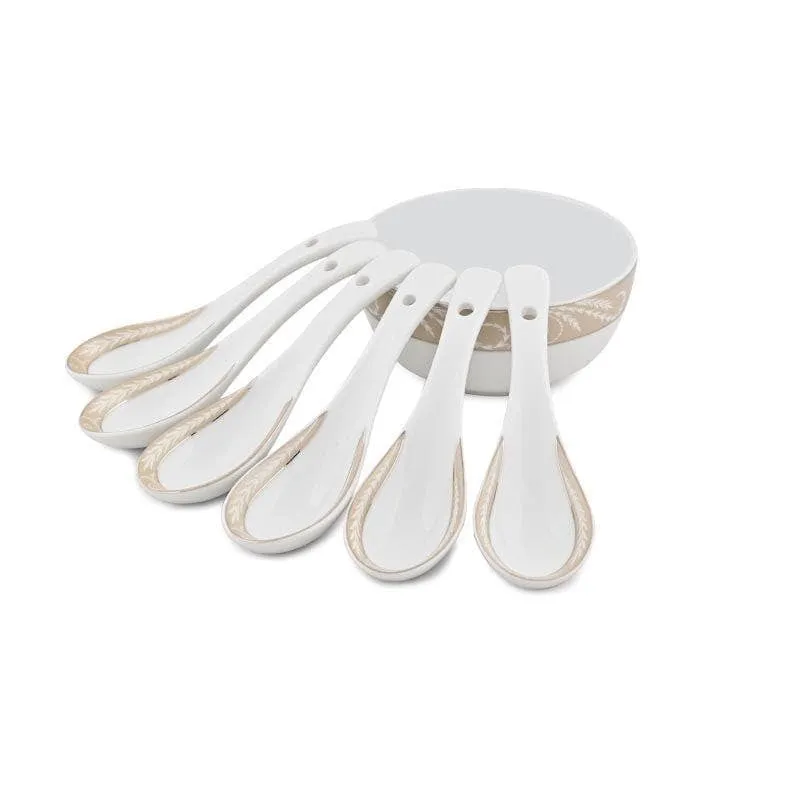 Aweesy Gold Soup Bowl - Twelve Piece Set media 4
