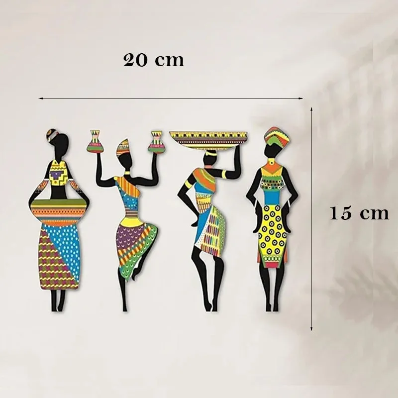 Tribal Twisto MDF Wall Accent - Set Of Four media 6