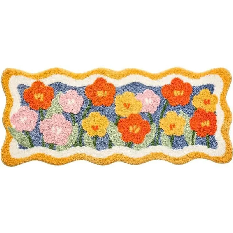 Gardenia Glory Micro Fiber Runner Rug media 5