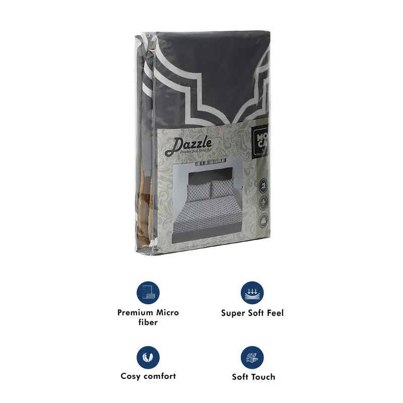 Monte Carlo Inkora Bedsheet (Black) - 120 GSM media 10