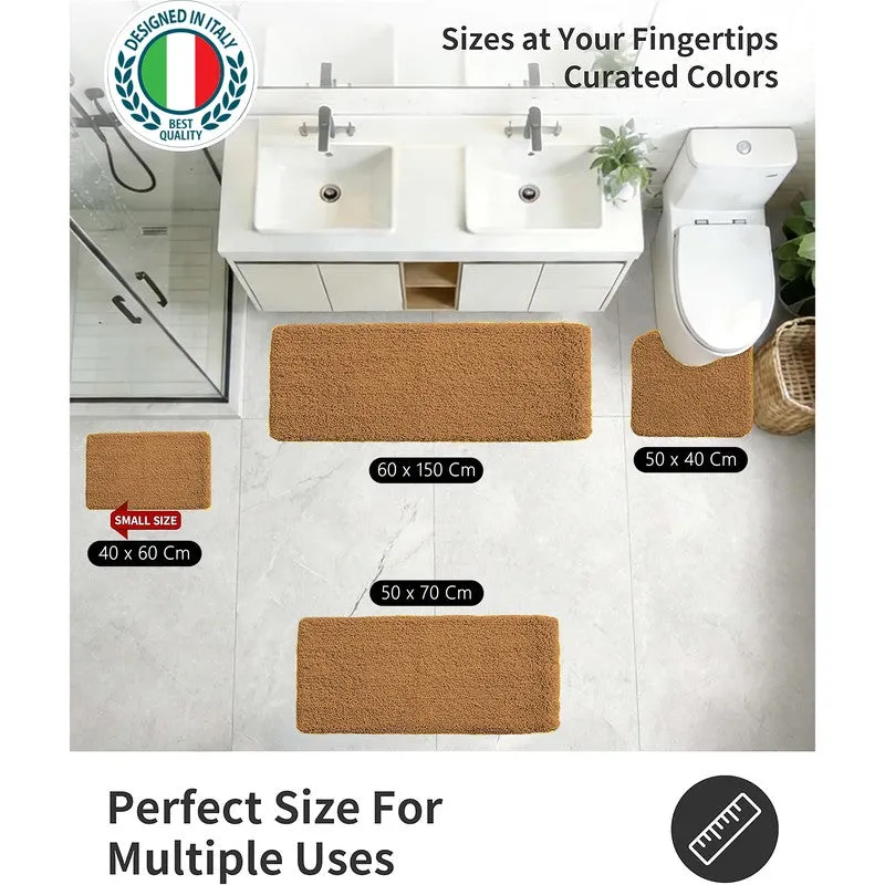 BathEase Anti Skid Bath Mats (Rust) - Set of Two media 10