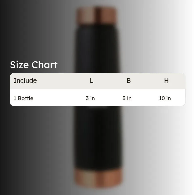Lexo Copper Water Bottle (Black) - 900 mL media 6