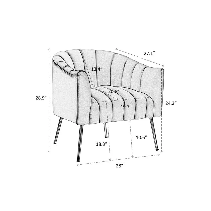 Plaino Neem Wood Accent Chair - Purple media 10