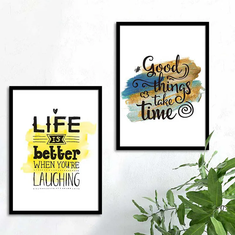 Life & Laughter Wall Art - Set Of Two media 1