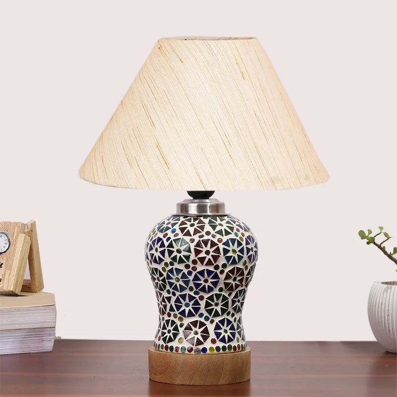 Avyron Wooden Table Lamp - Multicolor media 4