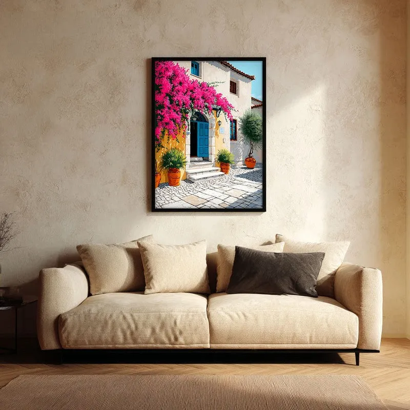 White haven Canvas Wall Painting - Black Frame media 1