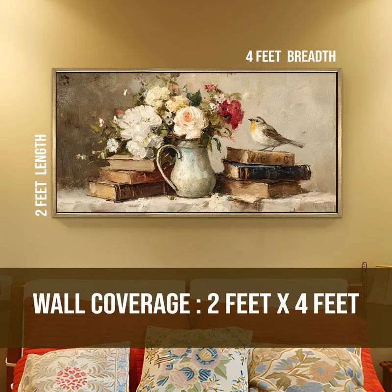 Timeless Nest Canvas Wall Painting With Frame media 8