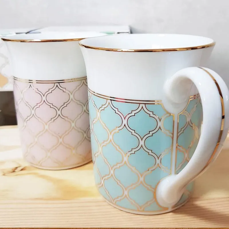 Noritake Eternal Palace Porcelain Coffee Mug With Gift Box (Mint) - 280 mL media 7