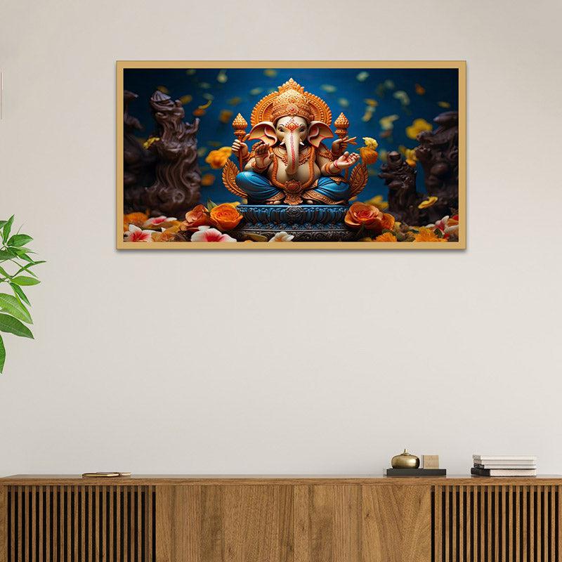 Vinayak Vajra Wall Painting With Frame