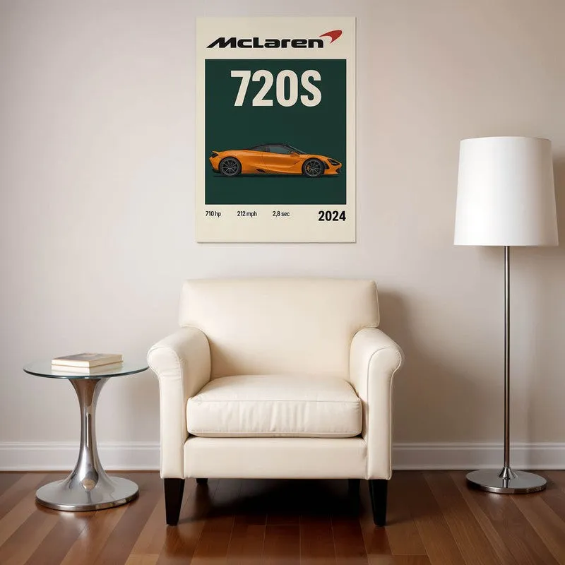 McLaren 720S Dream Wall Poster media 1