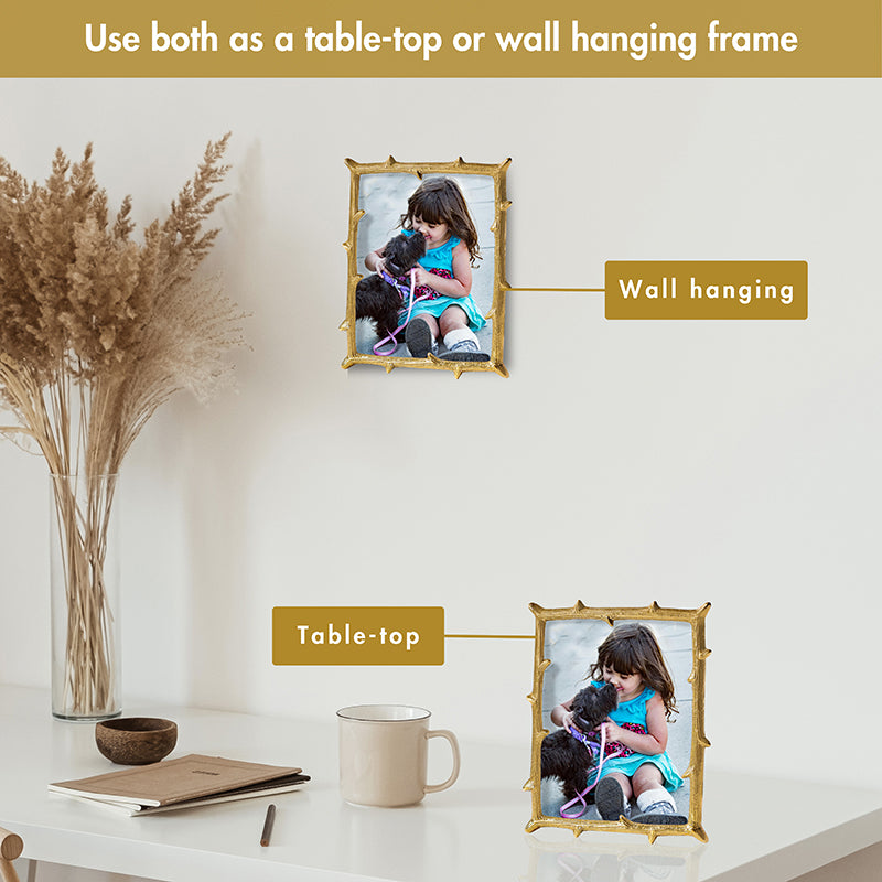 Twig Beauty Metal & Glass Table Photo Frame media 7