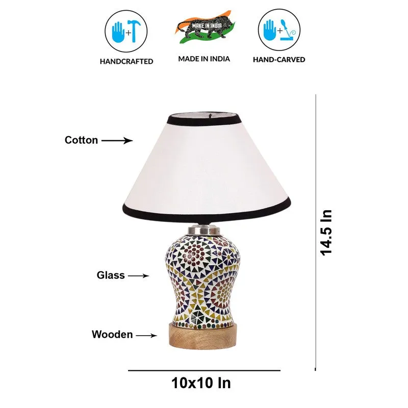 Gleora Wooden Table Lamp - Multicolor media 9