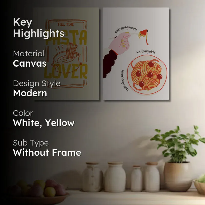 Pasta Passion Wall Art - Set Of Two media 2