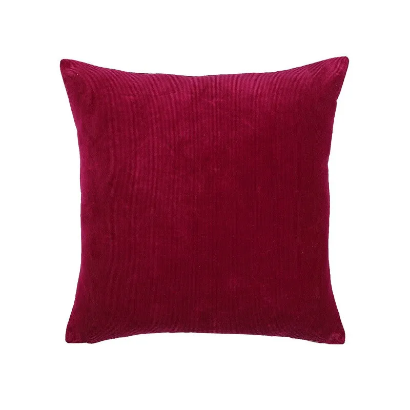 Solid Luxe Cushion Cover - Maroon media 3