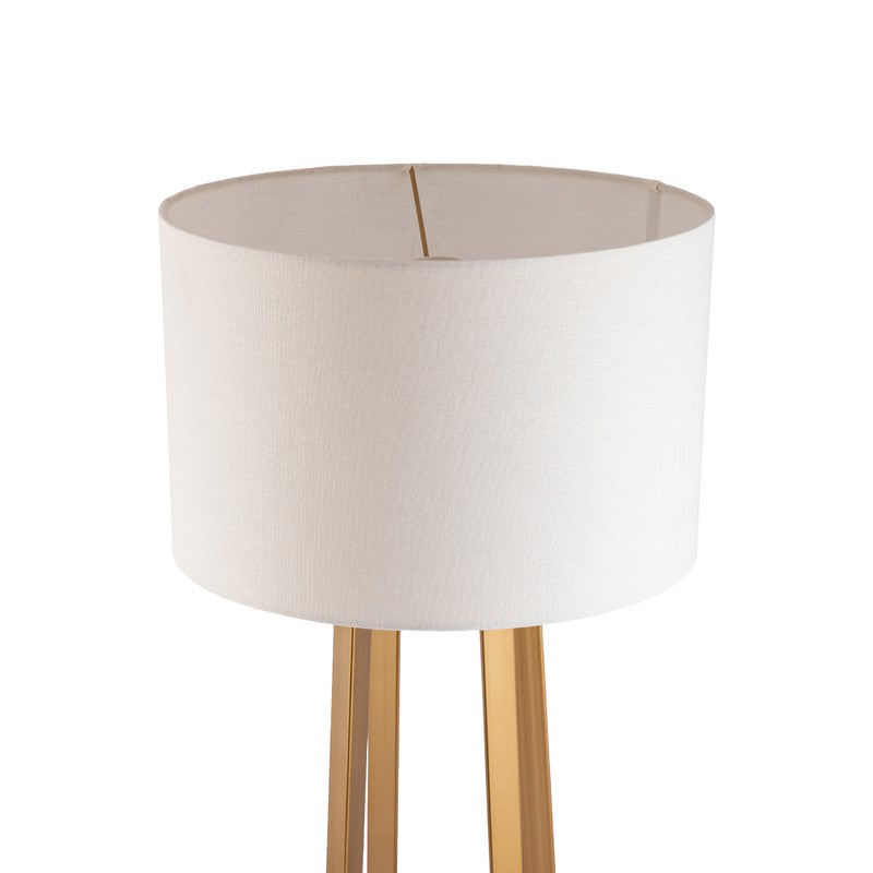 AarviDecor Dalton Accent Metal Floor Lamp - White media 5