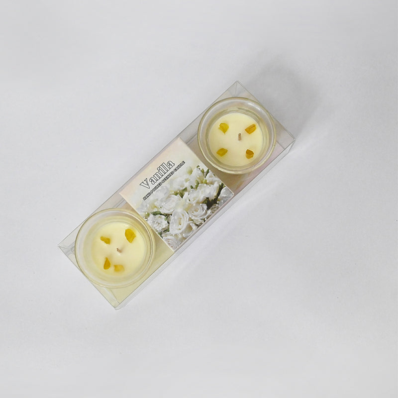 Solvyn Scented Candle (Vanilla) - Set Of Two media 4