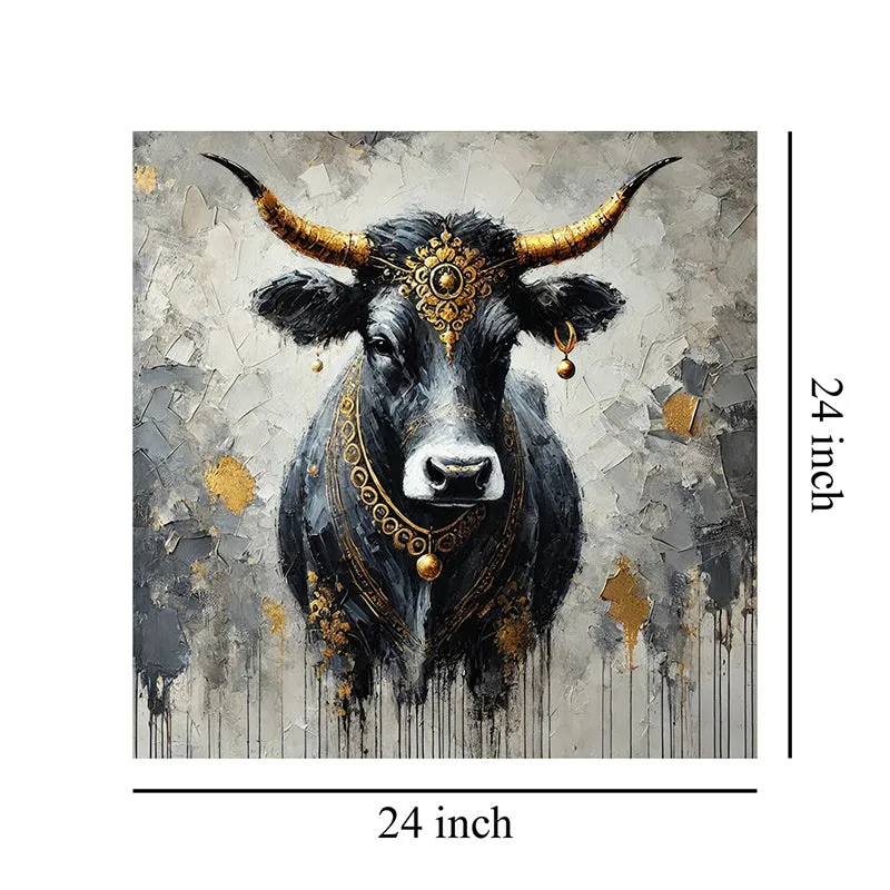 Divine Bull Wall Painting media 8