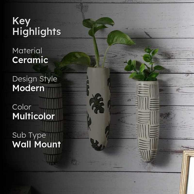 Zenvira Ceramic Planters - Set Of Three media 2