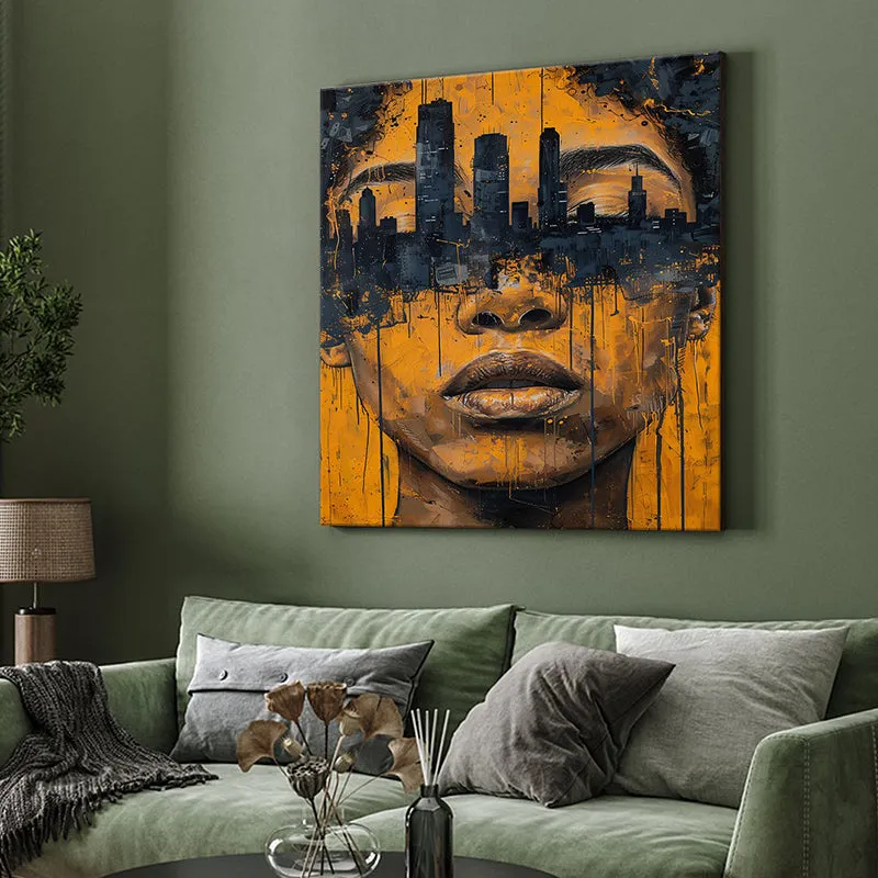 Girl In Dreamland Wall Painting media 4