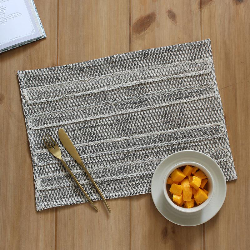 Hammock Beach Texo Placemat (Black) - Set Of Two