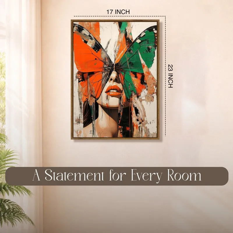 Modern She Canvas Wall Art With Frame media 10