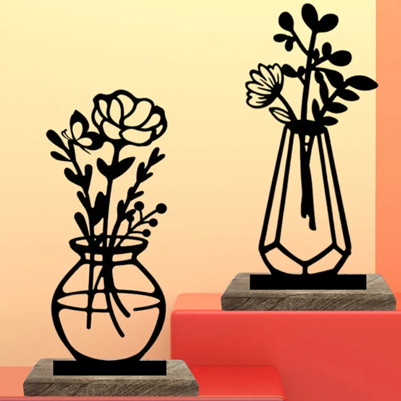 Vase Verre III Showpiece - Set Of Two media 3