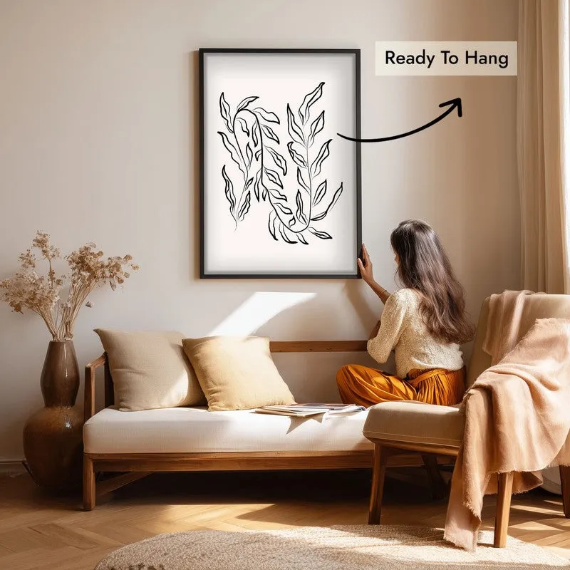 Everleaf Canvas Wall Painting With Black Frame media 7