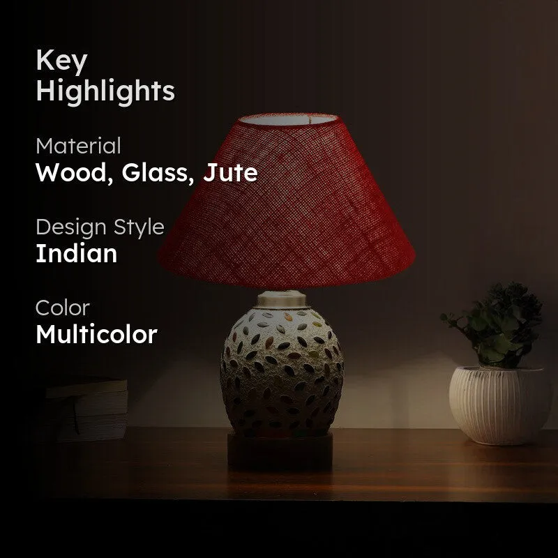 Orvexa Wooden Table Lamp - Multicolor - 2