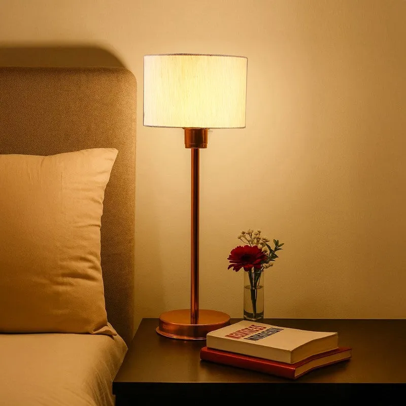 Kavira Zilo Metal Table Lamp - OffWhite media 1